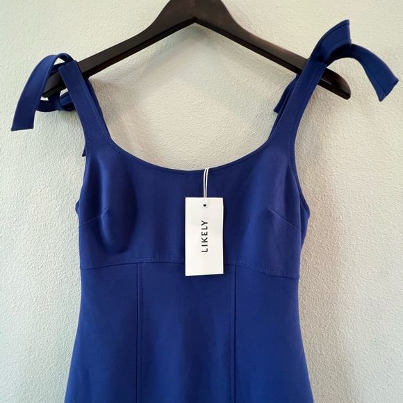 LIKELY empire waist midi dress size 2 - Picture 6 of 12